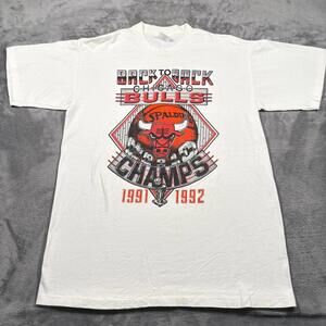 1991-92 Chicago Bulls Nba Back To Back Champions T-Shirt Men